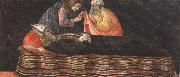 Sandro Botticelli, Extracting the heart of St Ignatius Bishop.